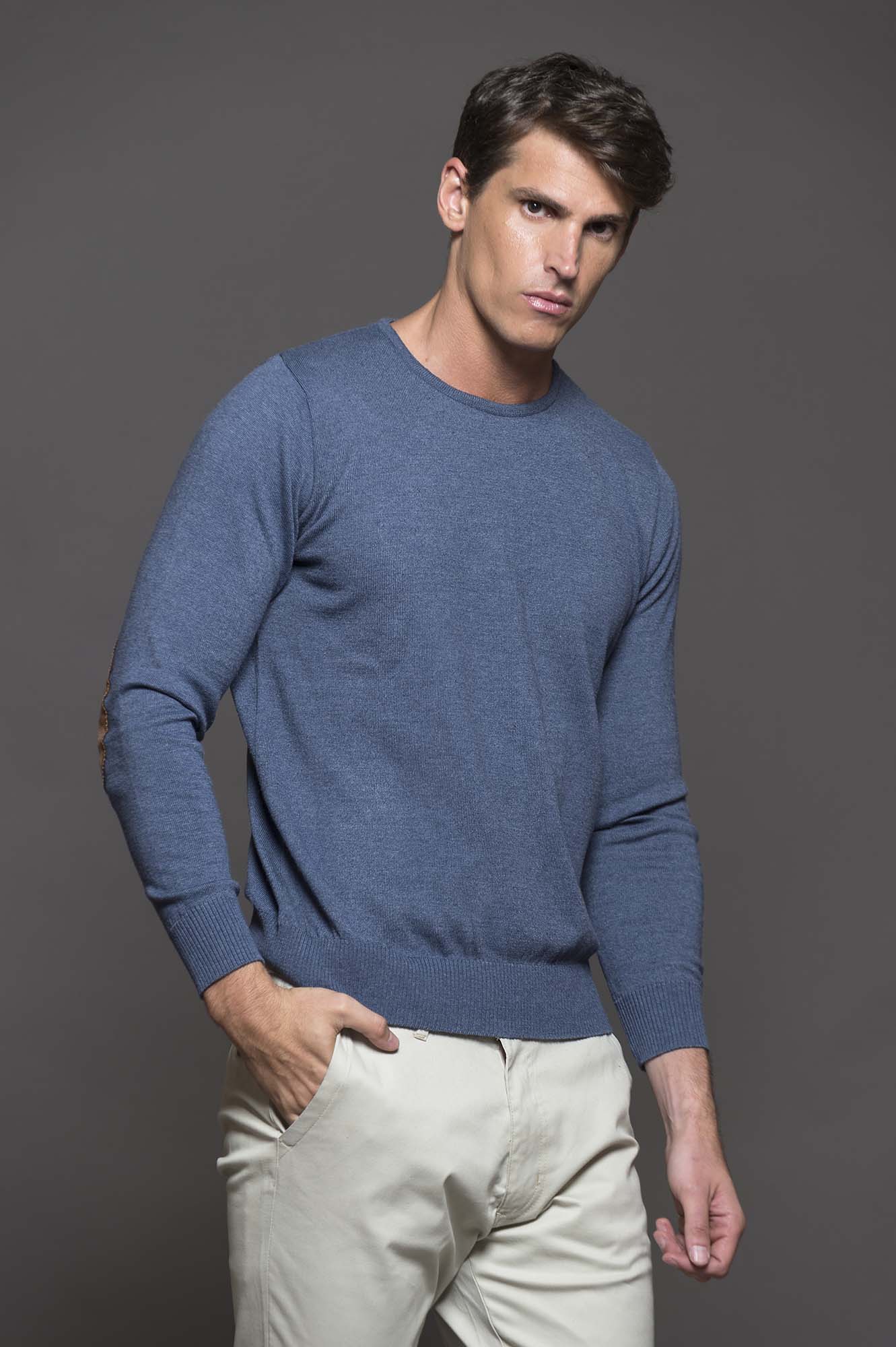 5207AM - SWEATER GAEL PITUCON AZUL MARINO